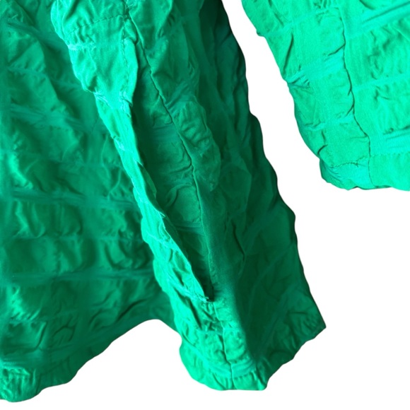 Joseph Ribkoff Island Green Textured Jacket Stand Collar US Size 10 Style 241069 - Picture 3 of 9